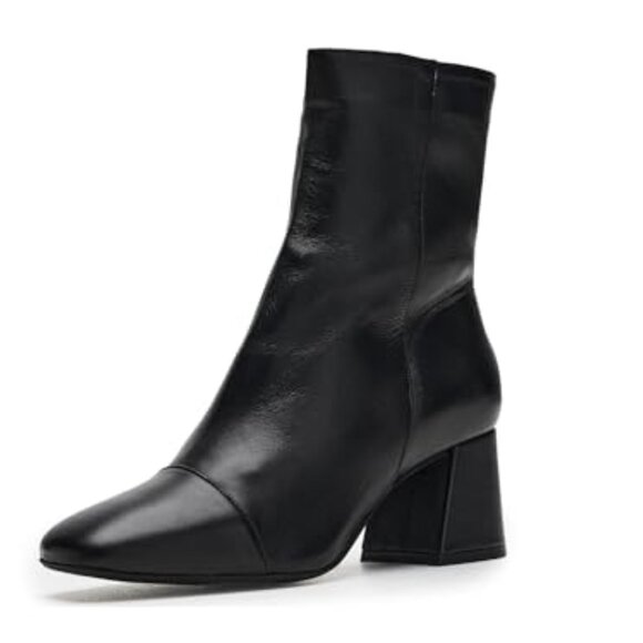 Leather Ankle Boots Size 6-11, 6-Inch Shaft Height - Picture 2 of 8